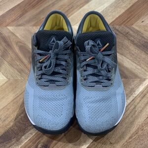 Reebok Gray and Black Trainer Shoes